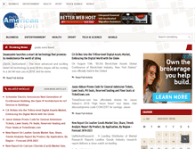 Tablet Screenshot of northamericanreport.com